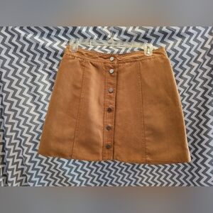 Divided by H&M mini skirt. Light brown/tan. Size 6.